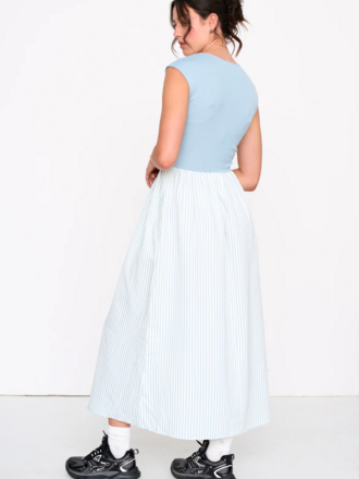 24 Colours Sky Stripe Dress