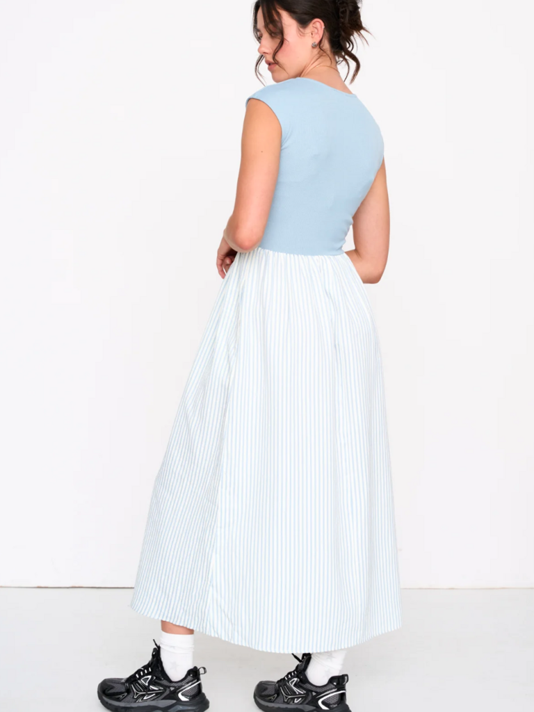 24 Colours Sky Stripe Dress