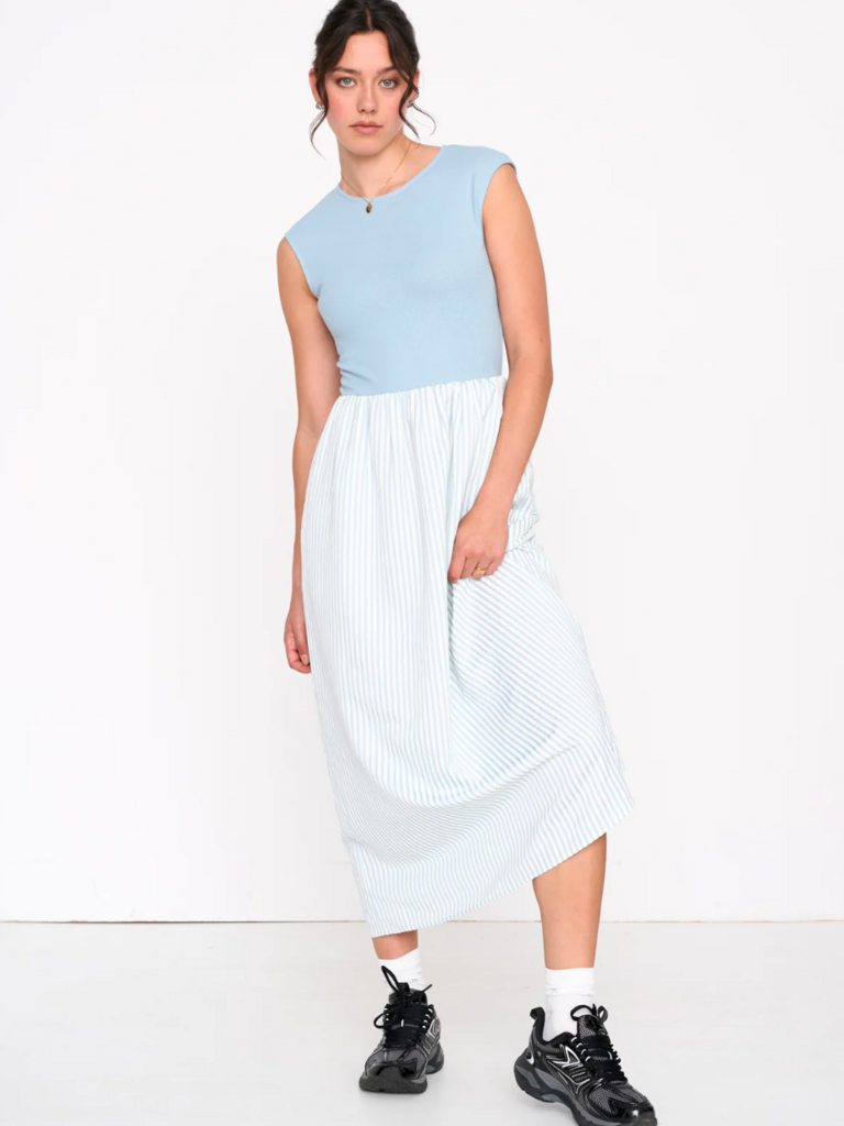 24 Colours Sky Stripe Dress