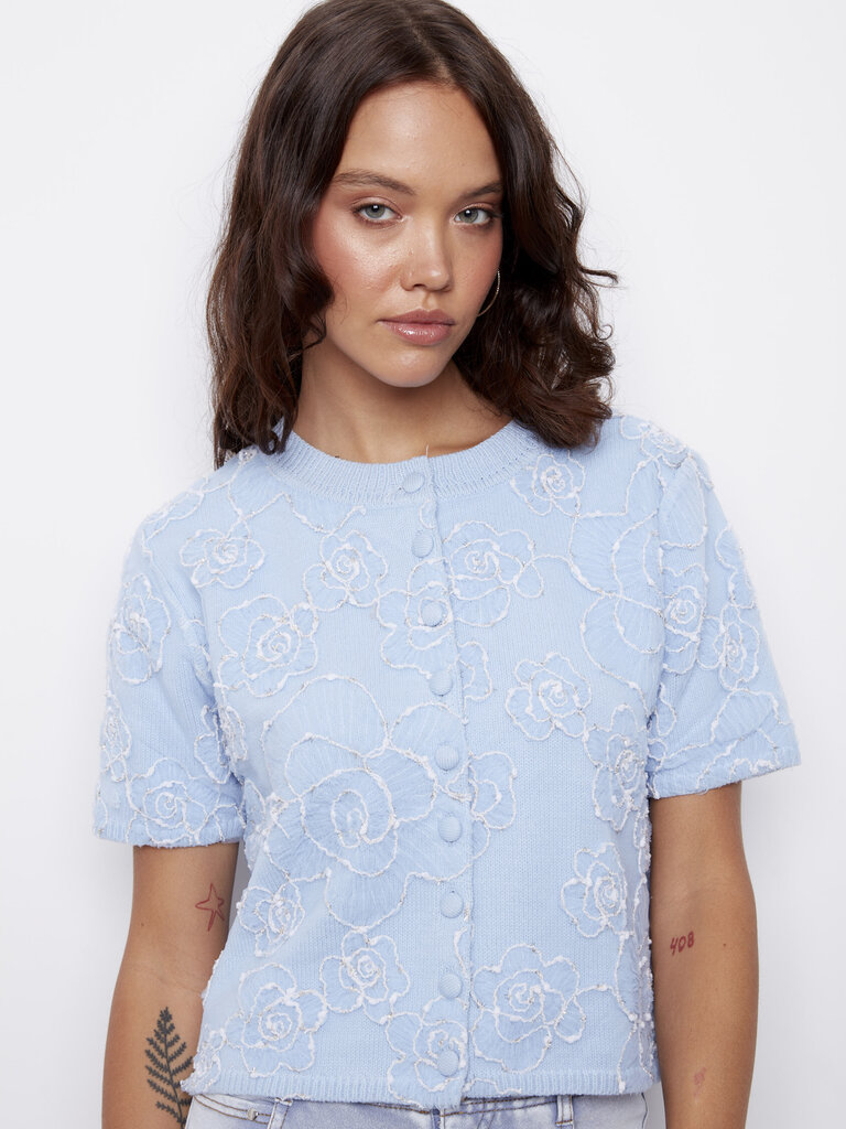 RD Style Romantic Floral Cardigan