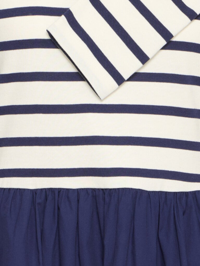 B. Young Nautical Navy Midi Dress
