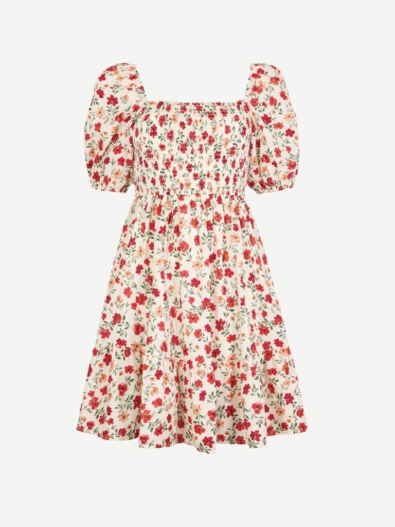 Apricot Cream Floral Mini