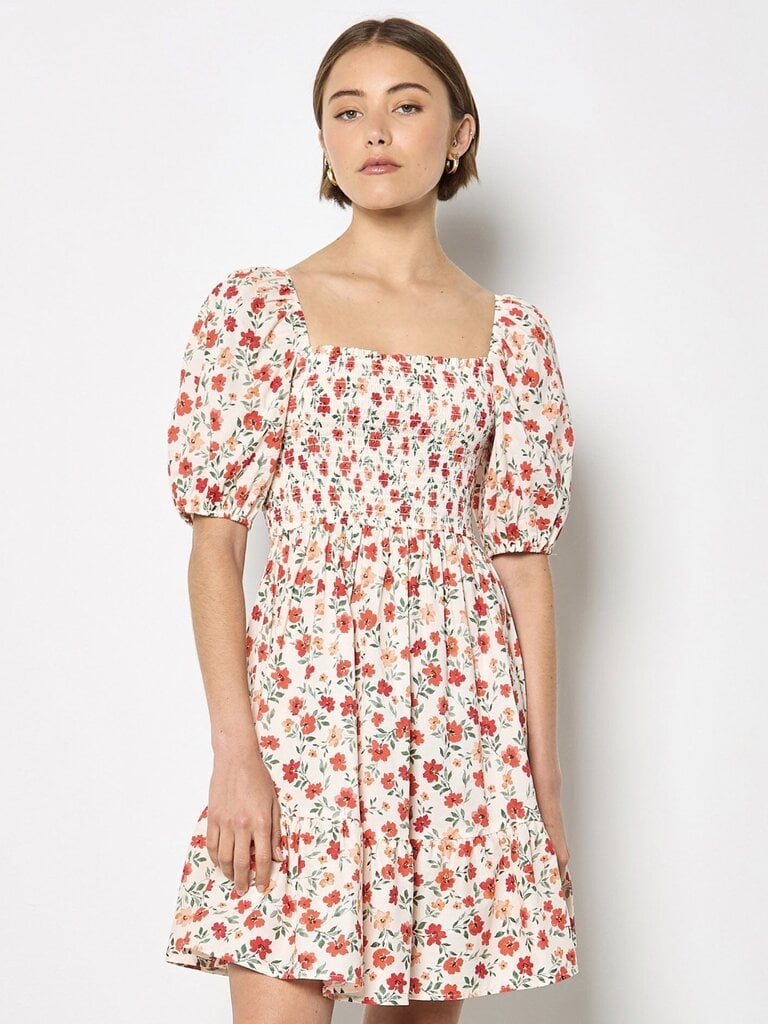 Apricot Cream Floral Mini