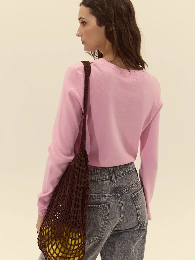 Deluc Bubblegum Pink Cardi