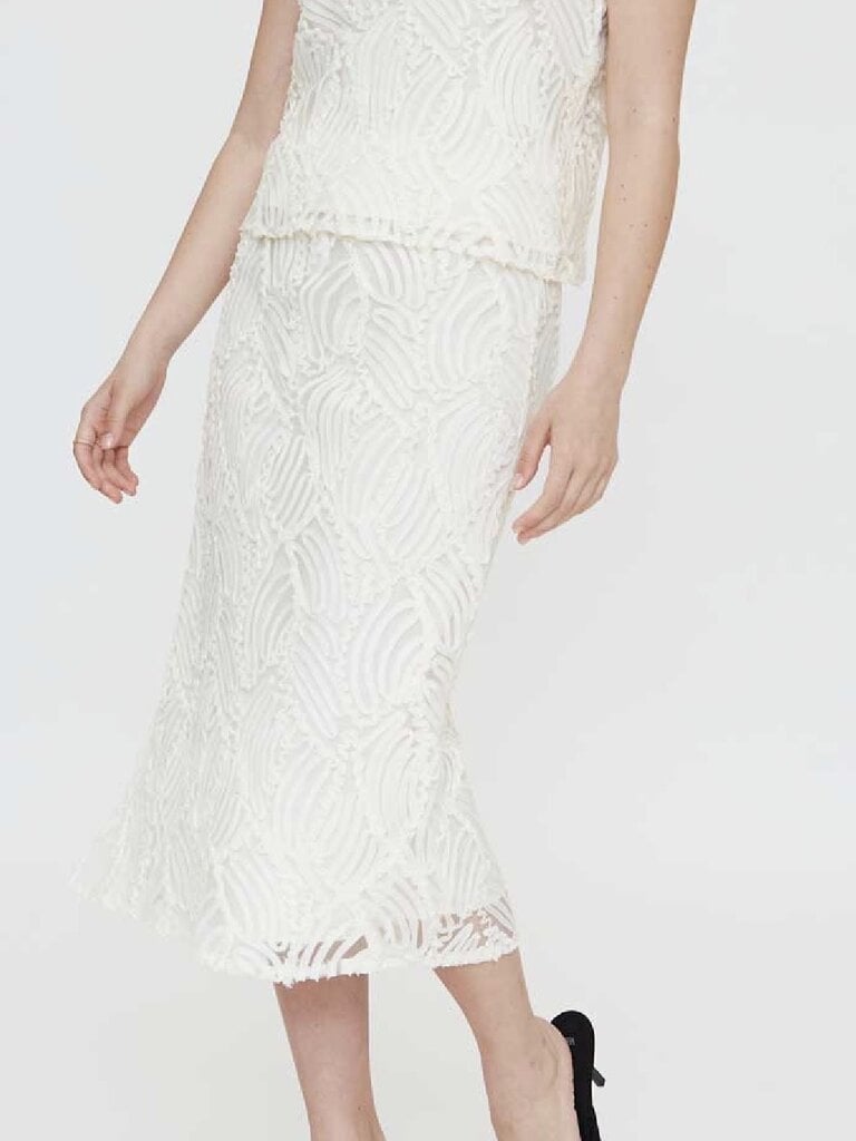 Wild Pony Rosette Cream Skirt