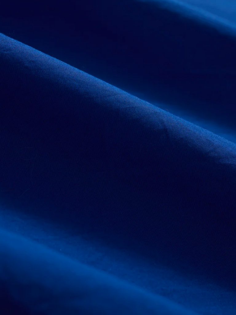 Z Supply Blue Poplin Smocked Midi