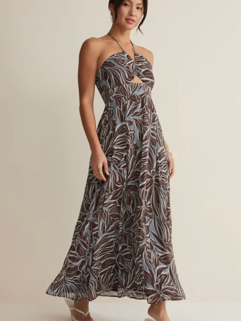 Z Supply Chocolate Floral Maxi