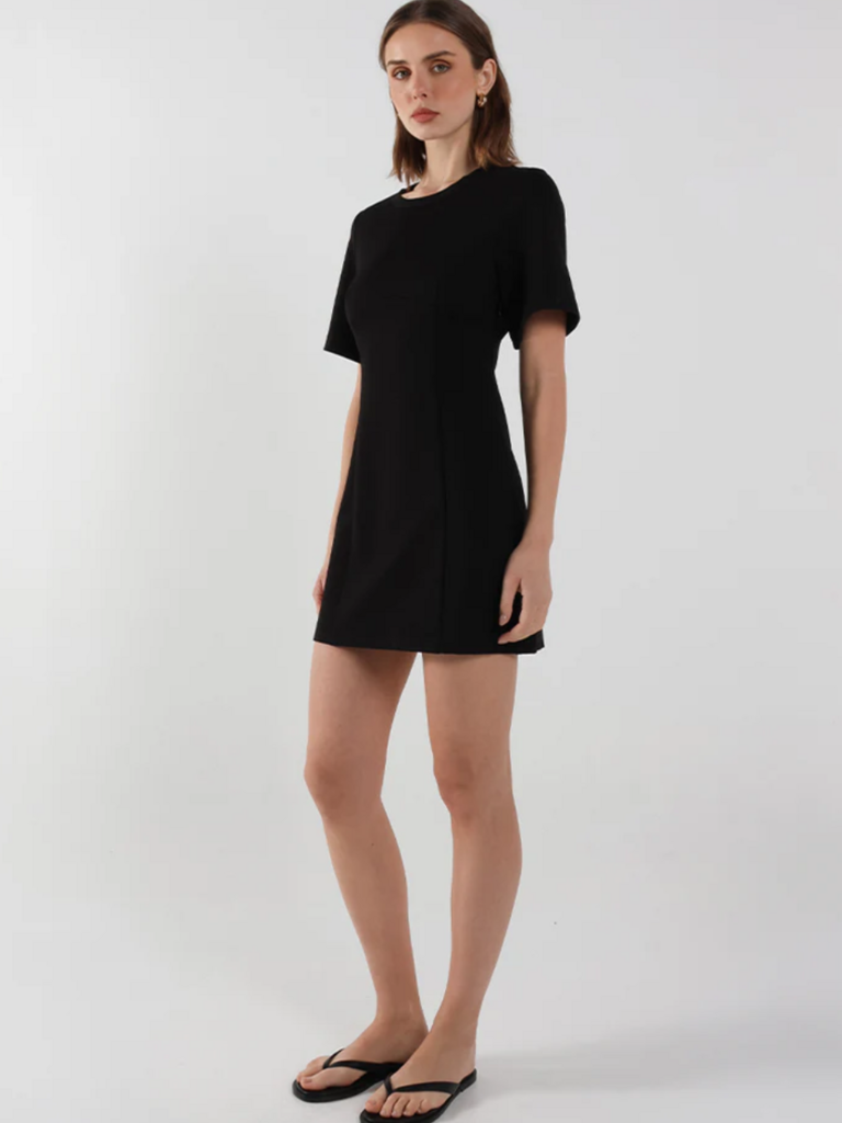 Madison The Label Black Fitted Tee Mini