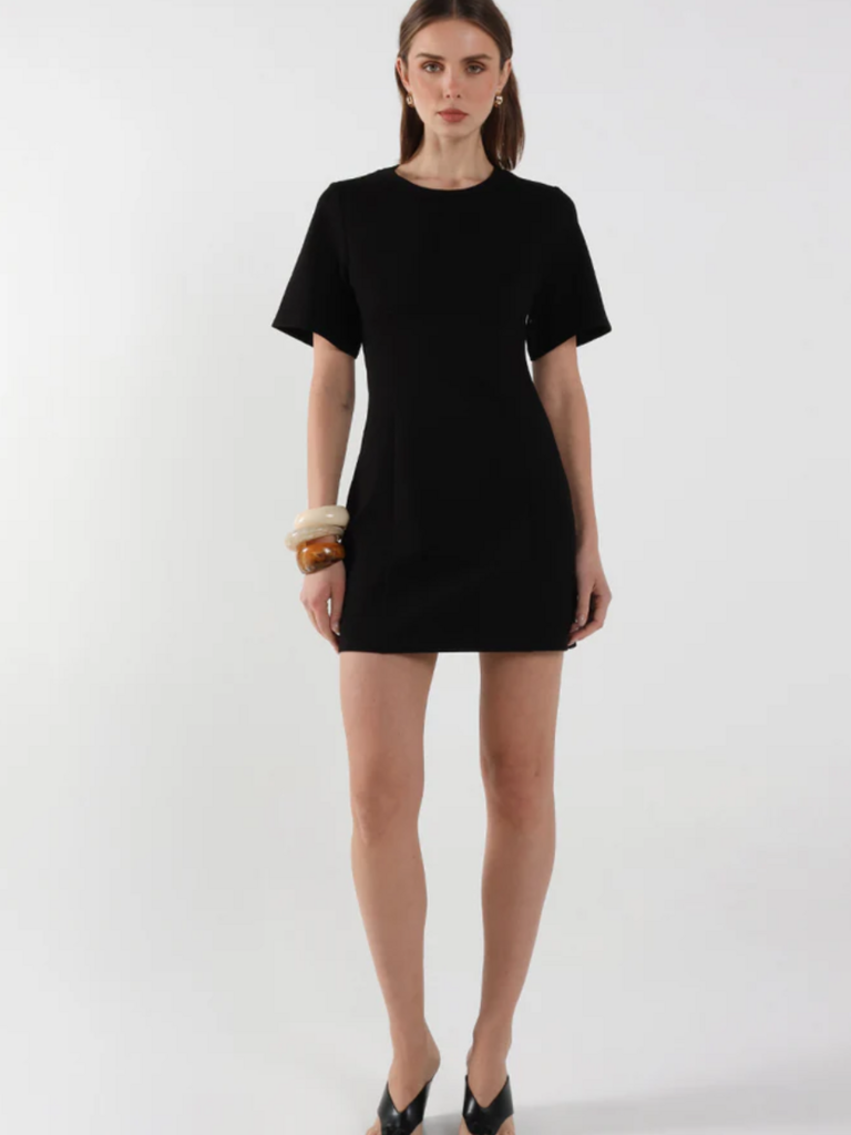 Madison The Label Black Fitted Tee Mini