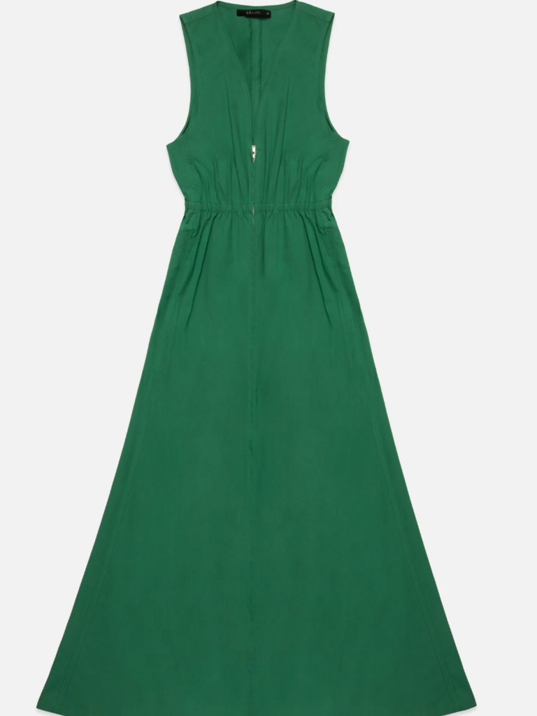 Deluc Green Zip Midi