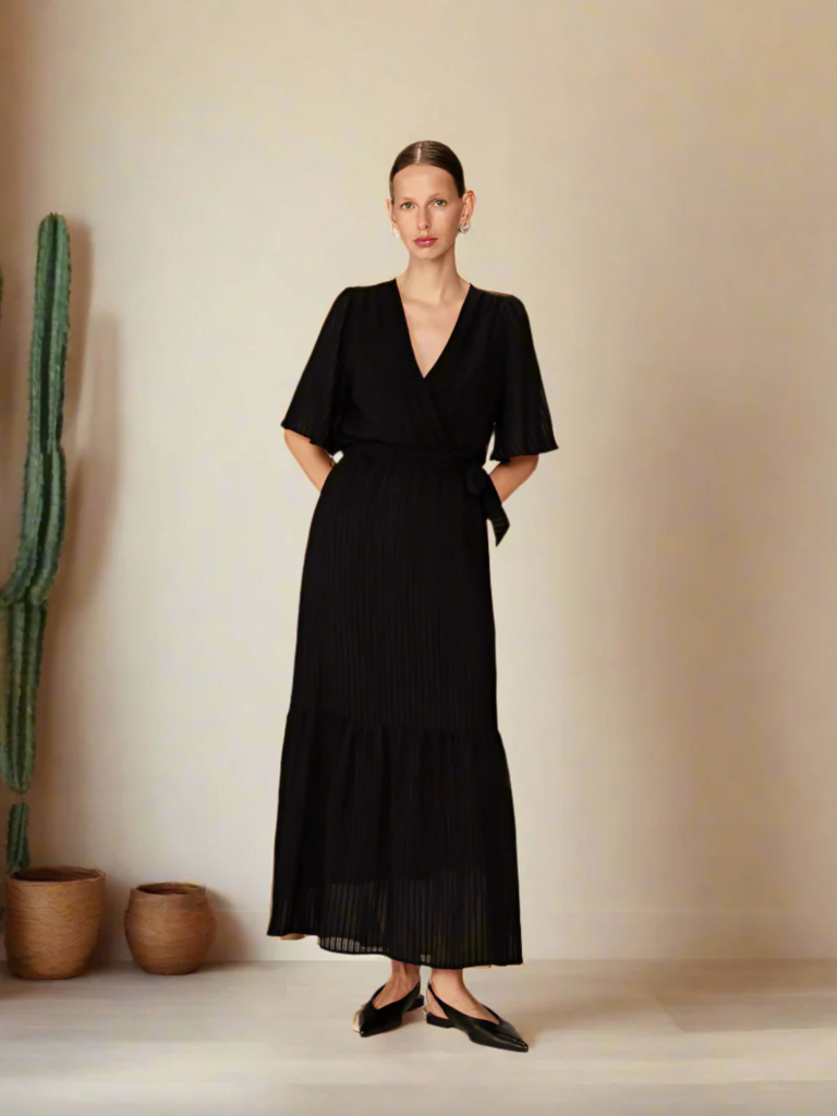 Grace & Mila Black Lines Maxi
