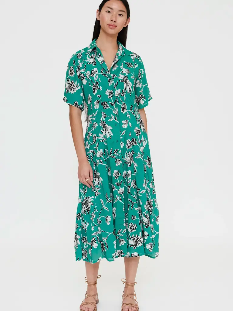 Wild Pony Jungle Green Shirt Dress
