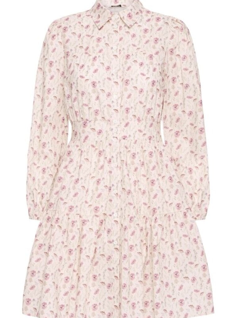 B. Young Pink Wildflower Short Dress
