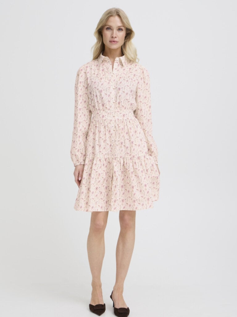 B. Young Pink Wildflower Short Dress