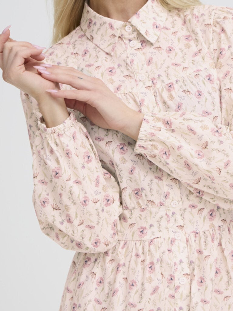 B. Young Pink Wildflower Short Dress