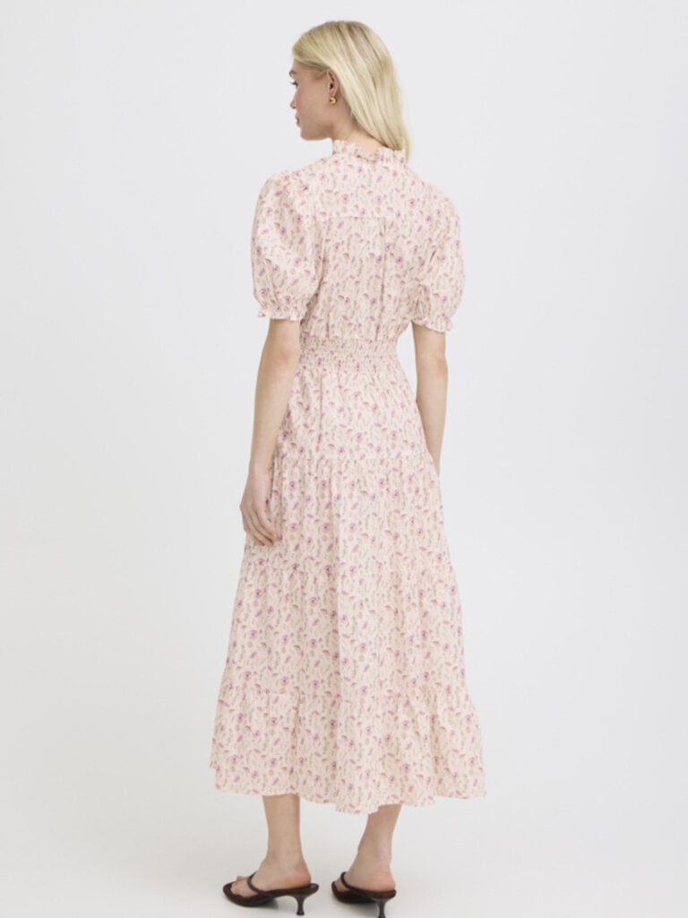 B. Young Pink Wildflower Long Dress