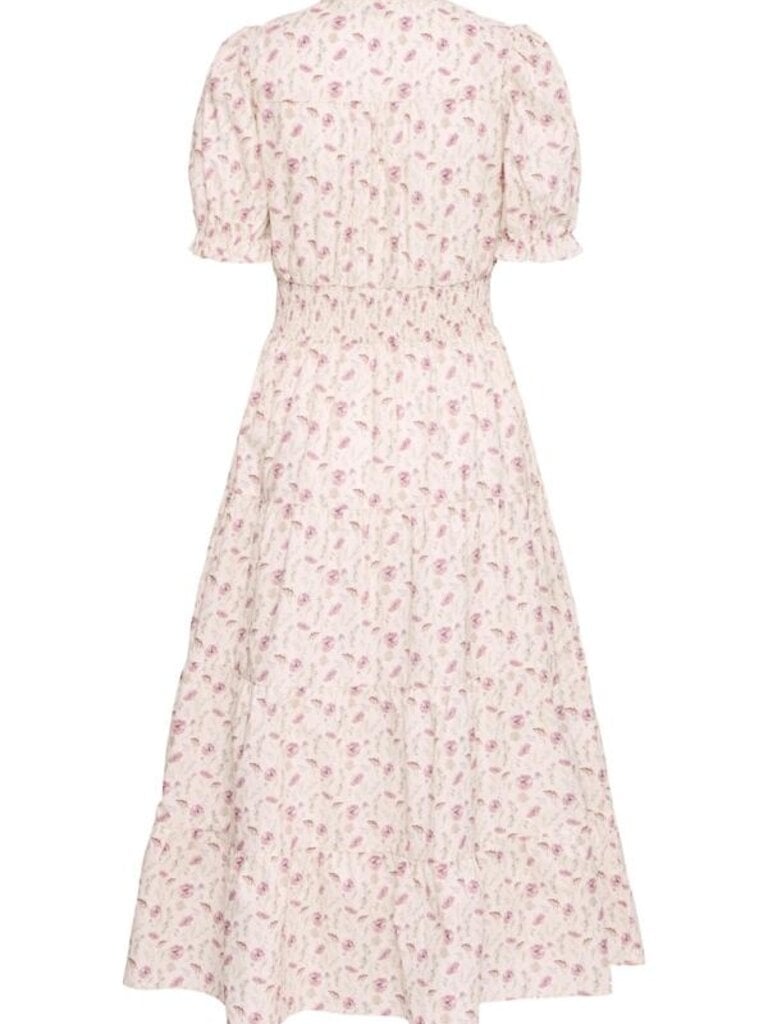 B. Young Pink Wildflower Long Dress