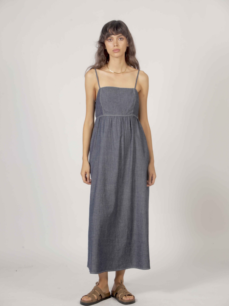 Korner Dark Denim Midi