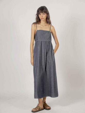Korner Dark Denim Midi