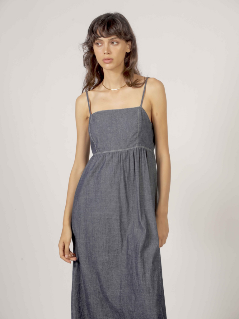 Korner Dark Denim Midi