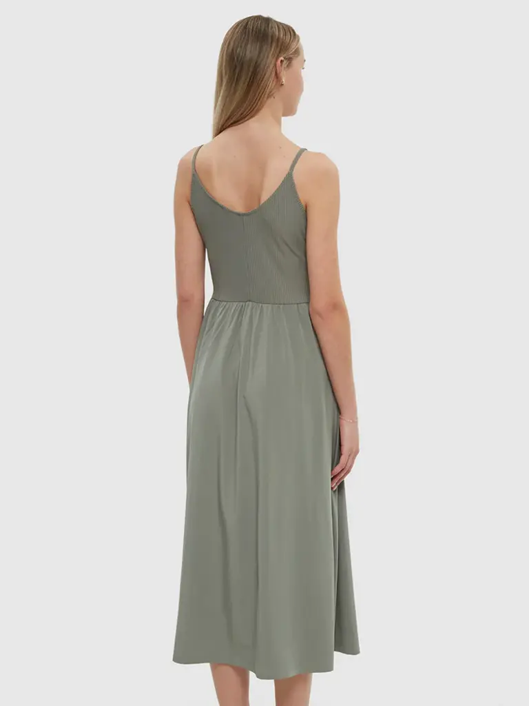 Tentree Clay Ribbed Midi