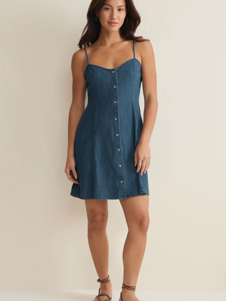 Z Supply Denim Button Mini