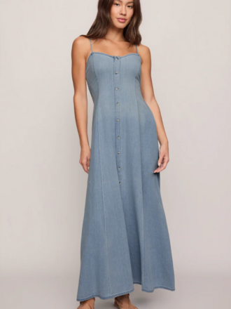 Z Supply Soft Denim Button Dress