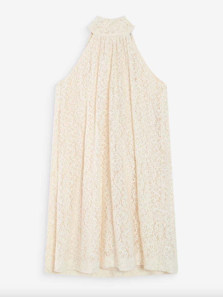 Grace & Mila Cream Lace Flow Mini