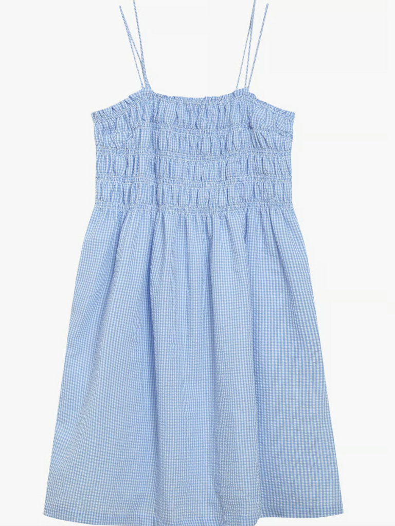 Grace & Mila Blue Gingham Mini