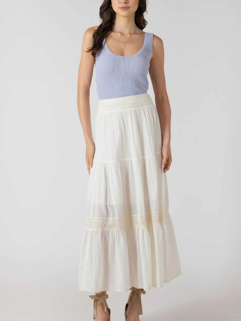 Dex Ivory Boho Skirt