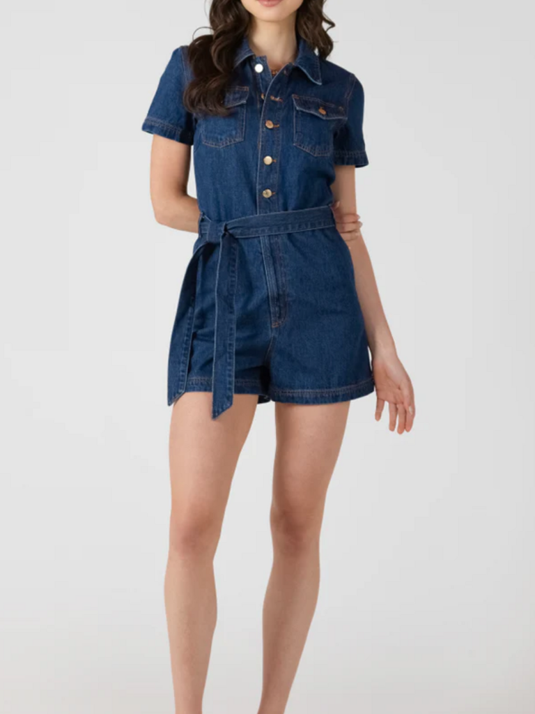Dex Dark Denim Romper