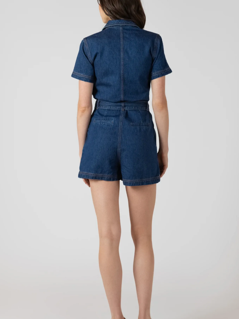 Dex Dark Denim Romper