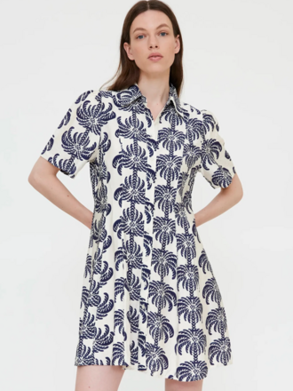 Wild Pony Navy Palm Mini