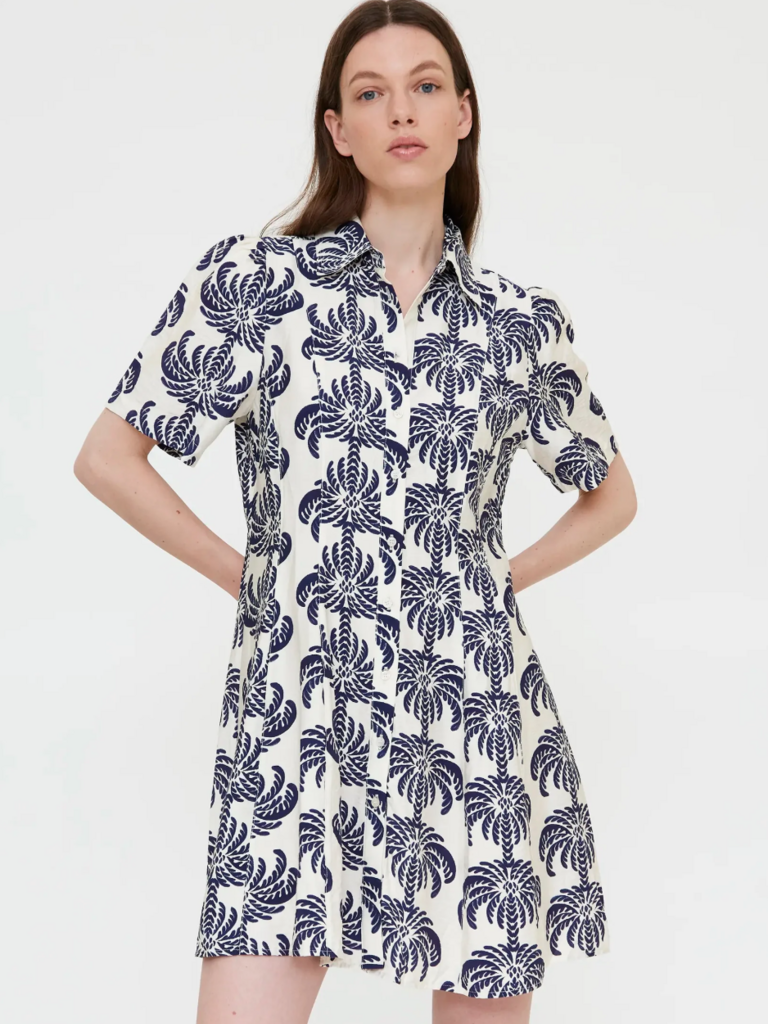 Wild Pony Navy Palm Mini
