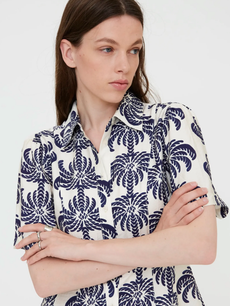 Wild Pony Navy Palm Mini
