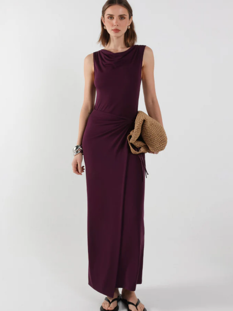 Madison The Label Deep Plum Maxi