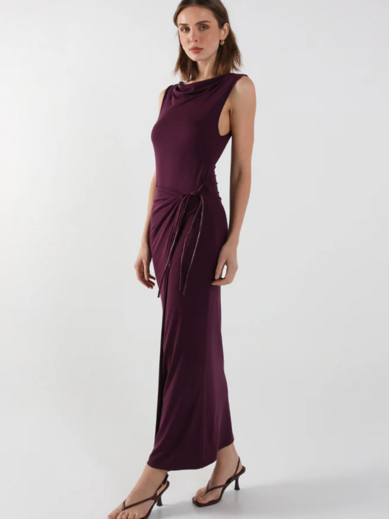 Madison The Label Deep Plum Maxi