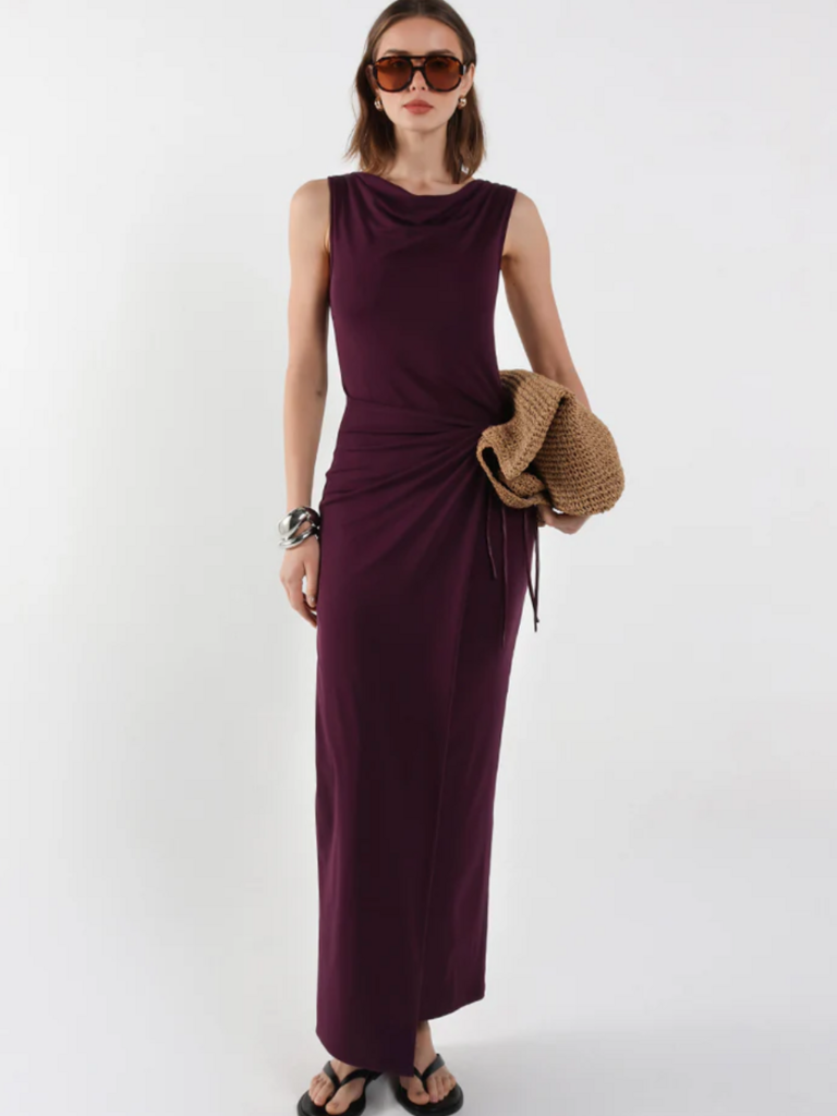 Madison The Label Deep Plum Maxi