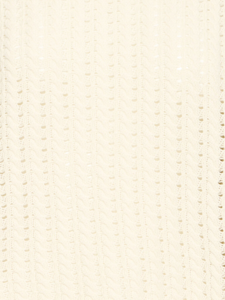 ICHI Cream Crochet Cardi