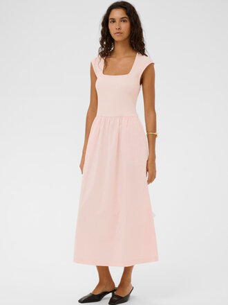 Soaked In Luxury Soft Pink Stretch Top Dress