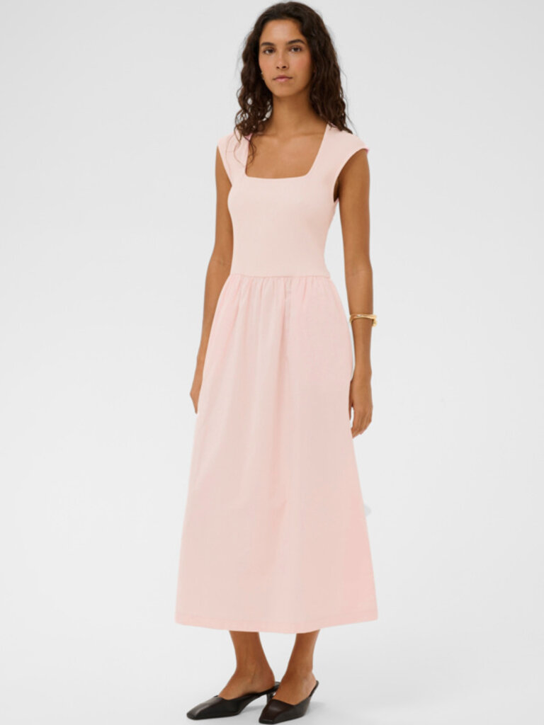 Soaked In Luxury Soft Pink Stretch Top Dress