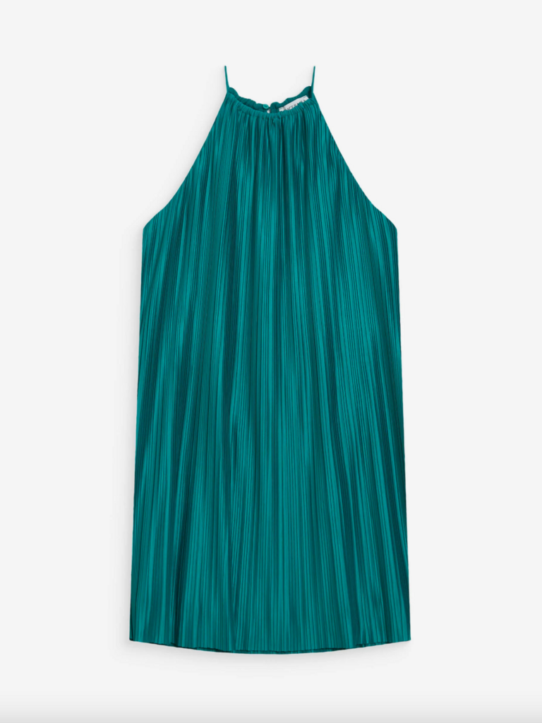 Grace & Mila Pleated Green Swing Mini