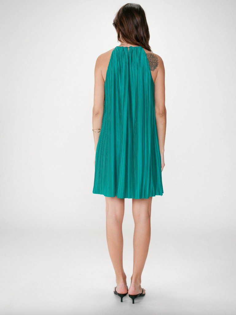 Grace & Mila Pleated Green Swing Mini