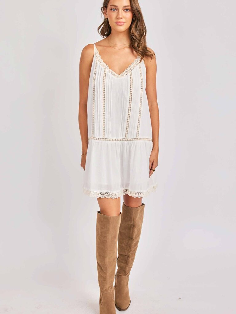 Sadie & Sage Crochet Trim Mini