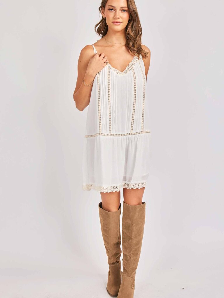 Sadie & Sage Crochet Trim Mini