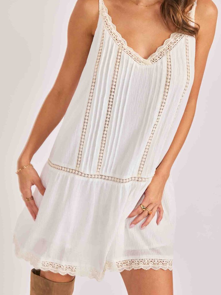 Sadie & Sage Crochet Trim Mini
