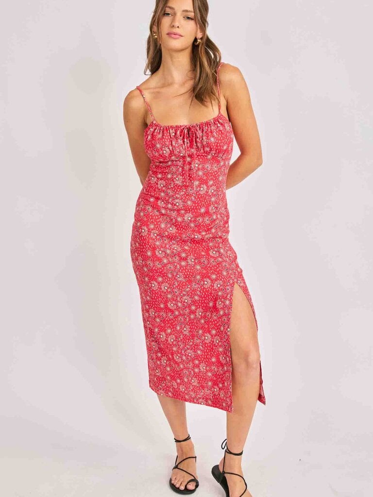 Sadie & Sage Western Red Midi