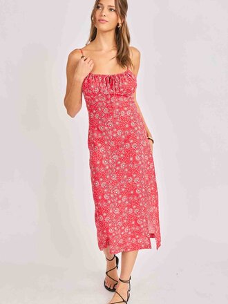 Sadie & Sage Western Red Midi