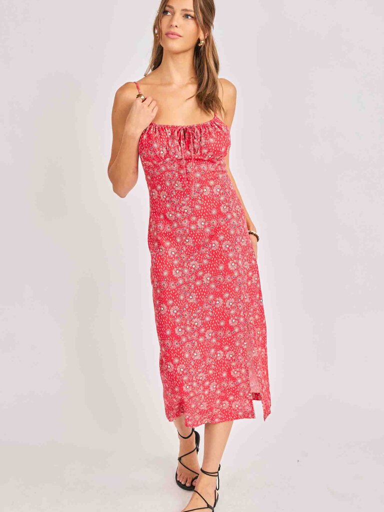 Sadie & Sage Western Red Midi