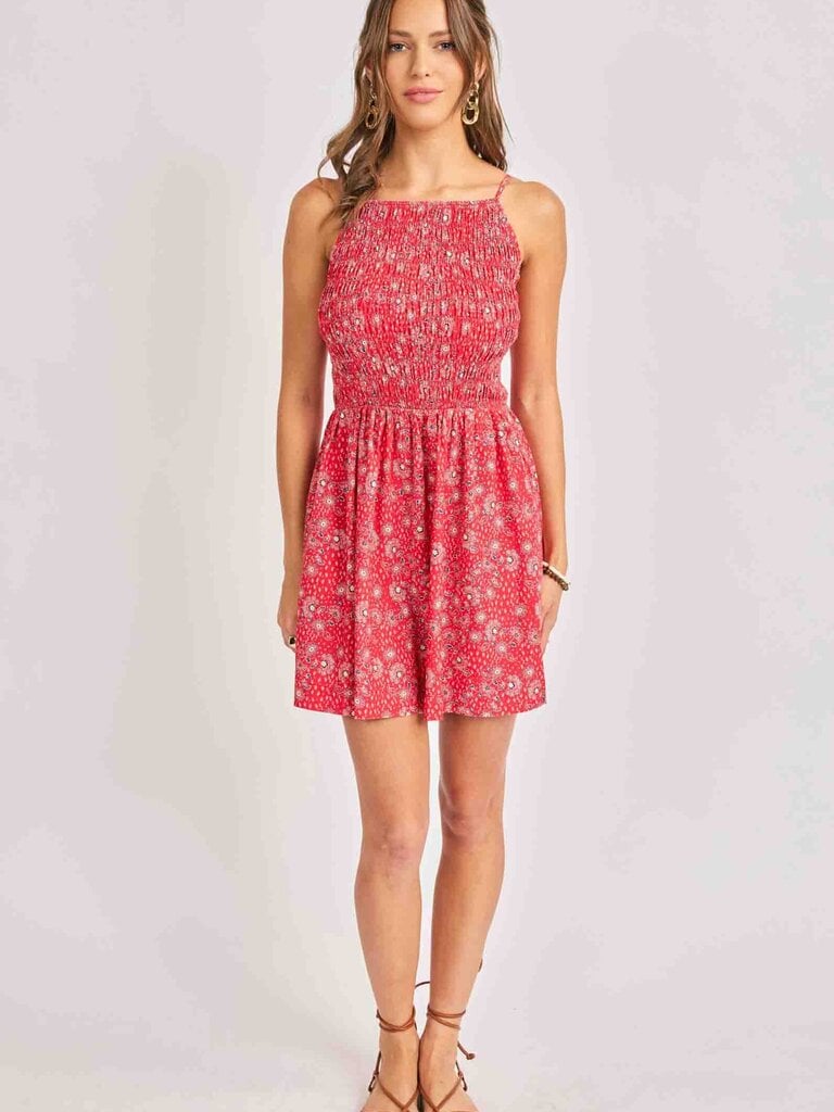 Sadie & Sage Western Red Smock Mini